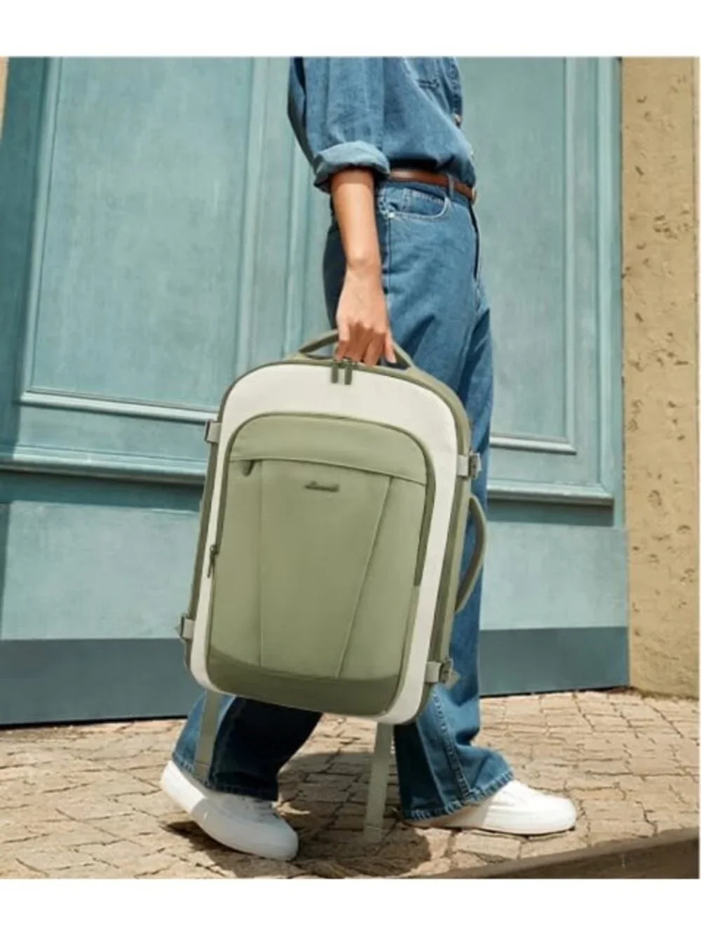 Spacious 40L Travel Backpack, Airline Approved Carry-On, Fits 17.3